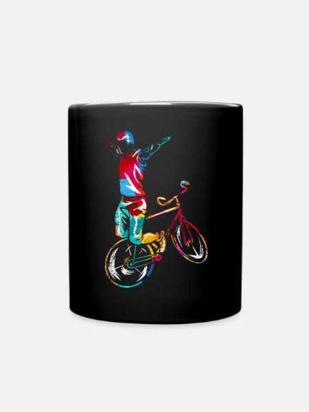 Filigraner Kunstradfahrer Hallenturnier - Tasse einfarbig - Schwarz