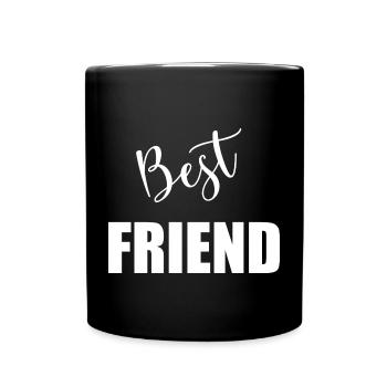 BEST FRIEND. AMITIE - Tasse einfarbig - Schwarz - Vorne