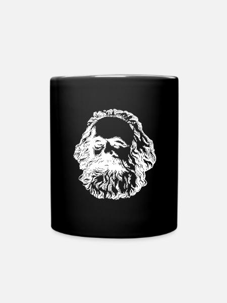 Streitbarer Karl Marx Revolutionär - Tasse einfarbig - Schwarz