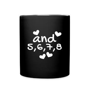 Tanzen Tanz Tanzkurs Rhythmus - Tasse einfarbig - Schwarz - Vorne