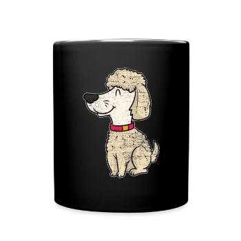 Disziplinierter Obedience Wettkampf - Tasse einfarbig - Schwarz - Vorne