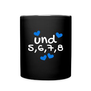 Tanzen Tanz Tanzkurs Rhythmus - Tasse einfarbig - Schwarz - Vorne