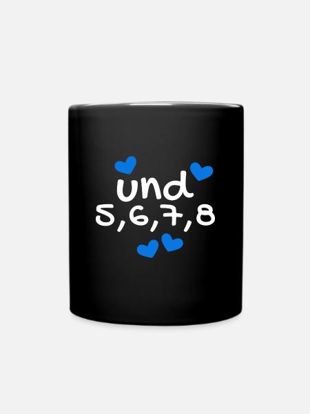 Tanzen Tanz Tanzkurs Rhythmus - Tasse einfarbig - Schwarz