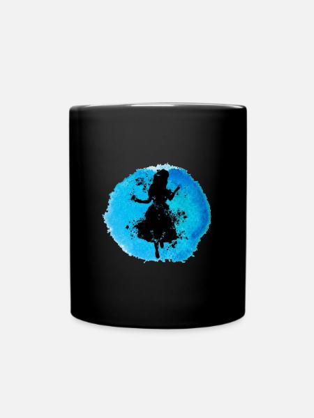 Alice in Underground - Full Colour Mug - black