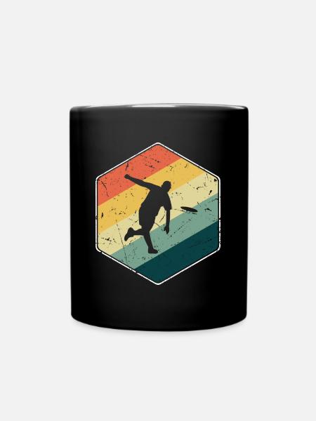 Discgolf Spieler Disc Golf Discgolfer - Tasse einfarbig - Schwarz