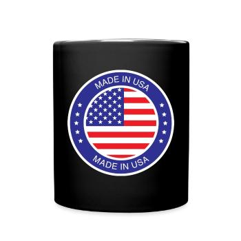 made in the USA - Full Colour Mug - black - Front