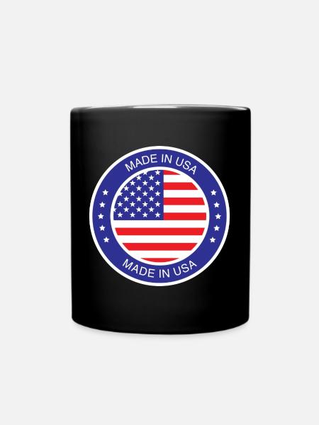 made in the USA - Full Colour Mug - black