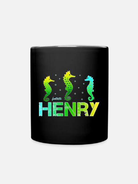Henry Geburtstag Henry - Tasse einfarbig - Schwarz