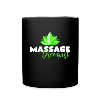 massage - Full Colour Mug - black - Front