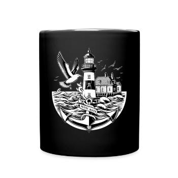 Coastal landscape Moin Moin - Full Colour Mug - black - Front