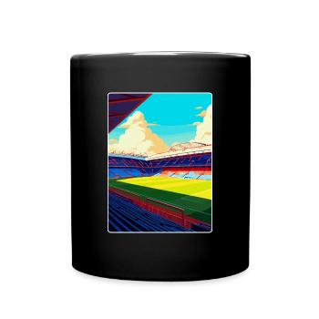 Affiche de voyage souvenir du stade de Selhurst Park WPA - Mug uni - noir - Devant