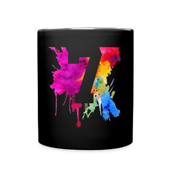 7 YEARS 7TH BIRTHDAY - Full Colour Mug - black - Front