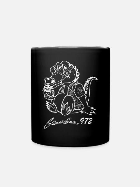 Georges Basic Weiß - Tasse einfarbig - Schwarz
