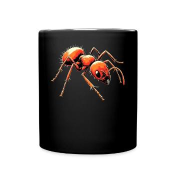 Ant Forest Ant Fire Ant Insect Cute Ants - Full Colour Mug - black - Front