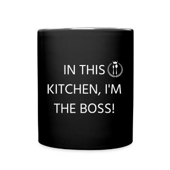 IN THIS KITCHEN, I'M THE.. - Full Colour Mug - black - Front