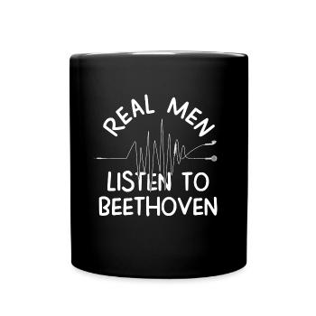 Beethoven - Full Colour Mug - black - Front