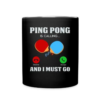 Table tennis - Full Colour Mug - black - Front
