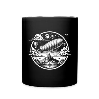 Airship Logo - Full Colour Mug - black - Front
