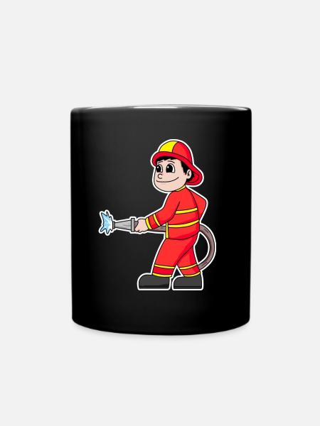 Sapeur pompier - Mug uni - noir