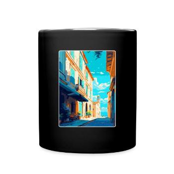 Arles France Affiche de voyage vintage WPA Souvenir - Mug uni - noir - Devant