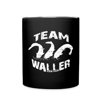 Welsangler - Sportfischer - Tasse einfarbig - Schwarz - Vorne