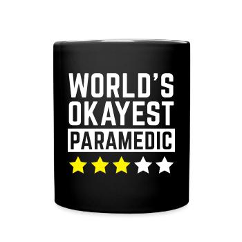 Welt Okayest Sanitäter - Tasse einfarbig - Schwarz - Vorne