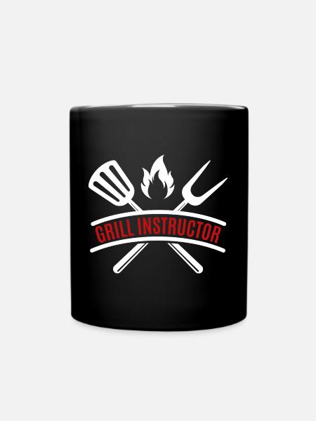 instructeur de grillades - Mug uni - noir