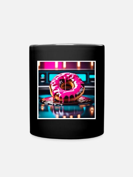 Donut 2 - Tasse einfarbig - Schwarz