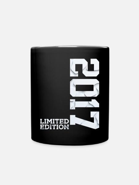 9. GEBURTSTAG LIMITED EDITION 2017 - Tasse einfarbig - Schwarz