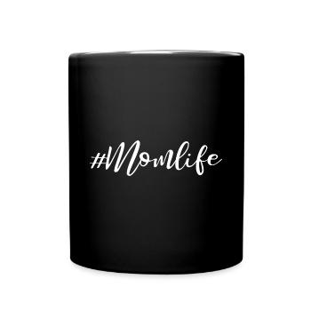 Momlife - Conception de slogans - Mug uni - noir - Devant