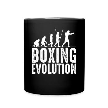 boxeur - Mug uni - noir - Devant