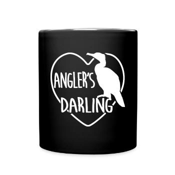 Le Cormoran - Le favori du pêcheur sportif - Mug uni - noir - Devant