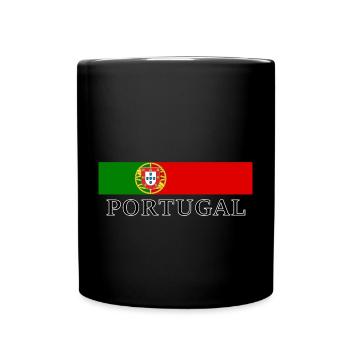 Portugal Headband - Full Colour Mug - black - Front