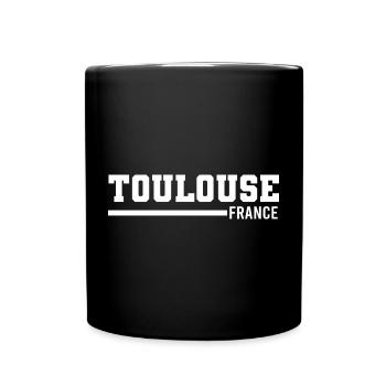 Toulouse | Frankreich - Tasse einfarbig - Schwarz - Vorne
