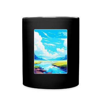 High Cup Nick Cumbria Vintage Reiseposter WPA - Tasse einfarbig - Schwarz - Vorne