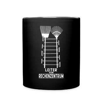 LEITER VOM RECHENZENTRUM - Tasse einfarbig - Schwarz - Vorne