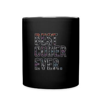 Bester Programmierer Coden Coder - Tasse einfarbig - Schwarz - Vorne