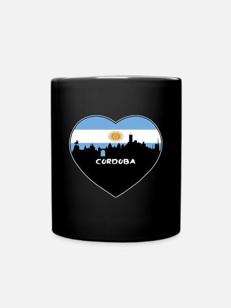 Cordoba Argentinien Flagge Skyline Reise Souvenir - Tasse einfarbig - Schwarz