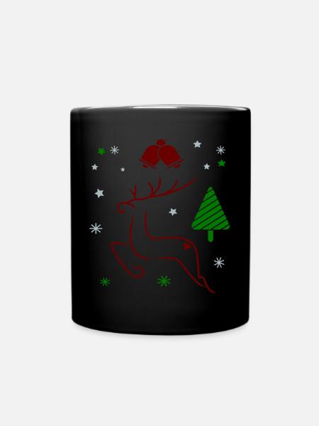 Advent - Tasse einfarbig - Schwarz