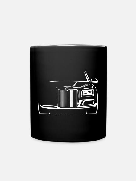 Aurus Dubai weiß - Tasse einfarbig - Schwarz