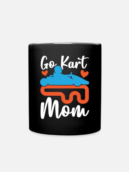 GoKart Mama Go Kart Mom - Tasse einfarbig - Schwarz