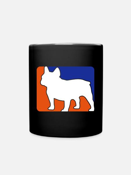 french bulldog1 - Tasse einfarbig - Schwarz