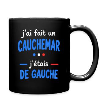 Albtraumlinks Grafischer Humor - Tasse einfarbig - Schwarz - Rechts