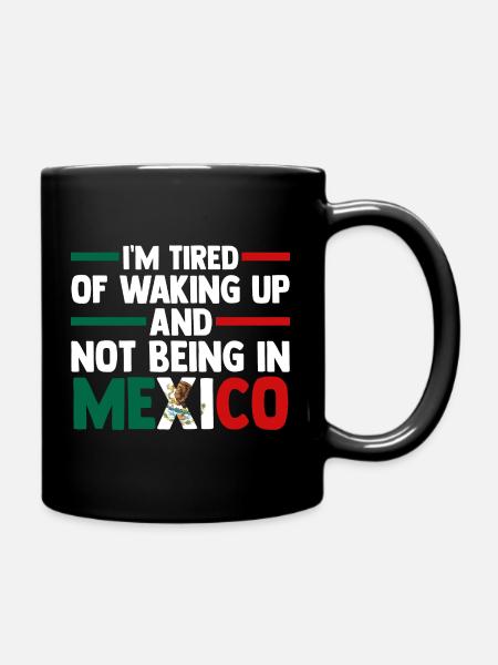 Mexican Mexico - Tasse einfarbig - Schwarz