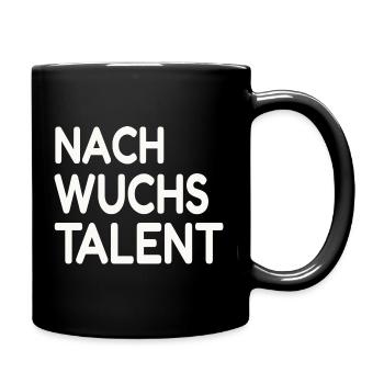 Nachwuchstalent  Talent Anfänger - Tasse einfarbig - Schwarz - Rechts