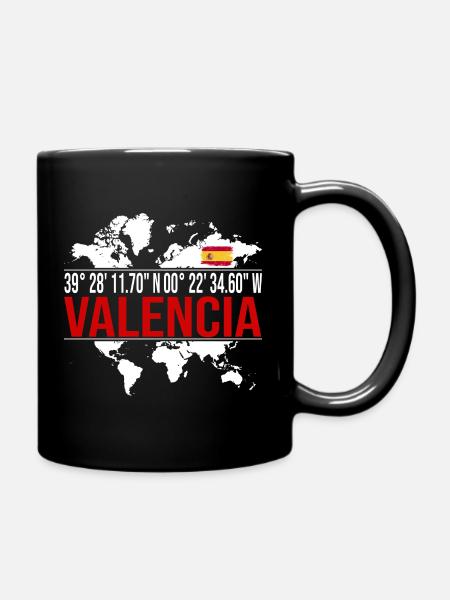 Valencia - Tasse einfarbig - Schwarz