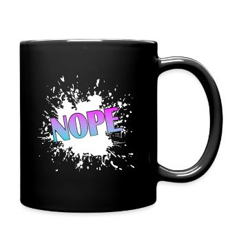 NOPE  - Tasse einfarbig - Schwarz - Rechts