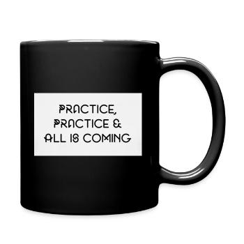 Praxis  - Tasse einfarbig - Schwarz - Rechts