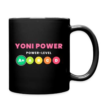 Yoni Power Level A Plus - Tasse einfarbig - Schwarz - Rechts