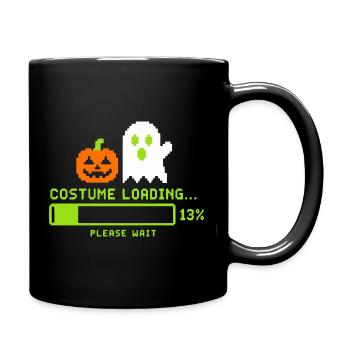 Hallowe Costume Loading Retro Gamer - Tasse einfarbig - Schwarz - Rechts